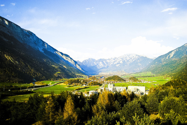Industriezone von Domat/Ems, Graubünden